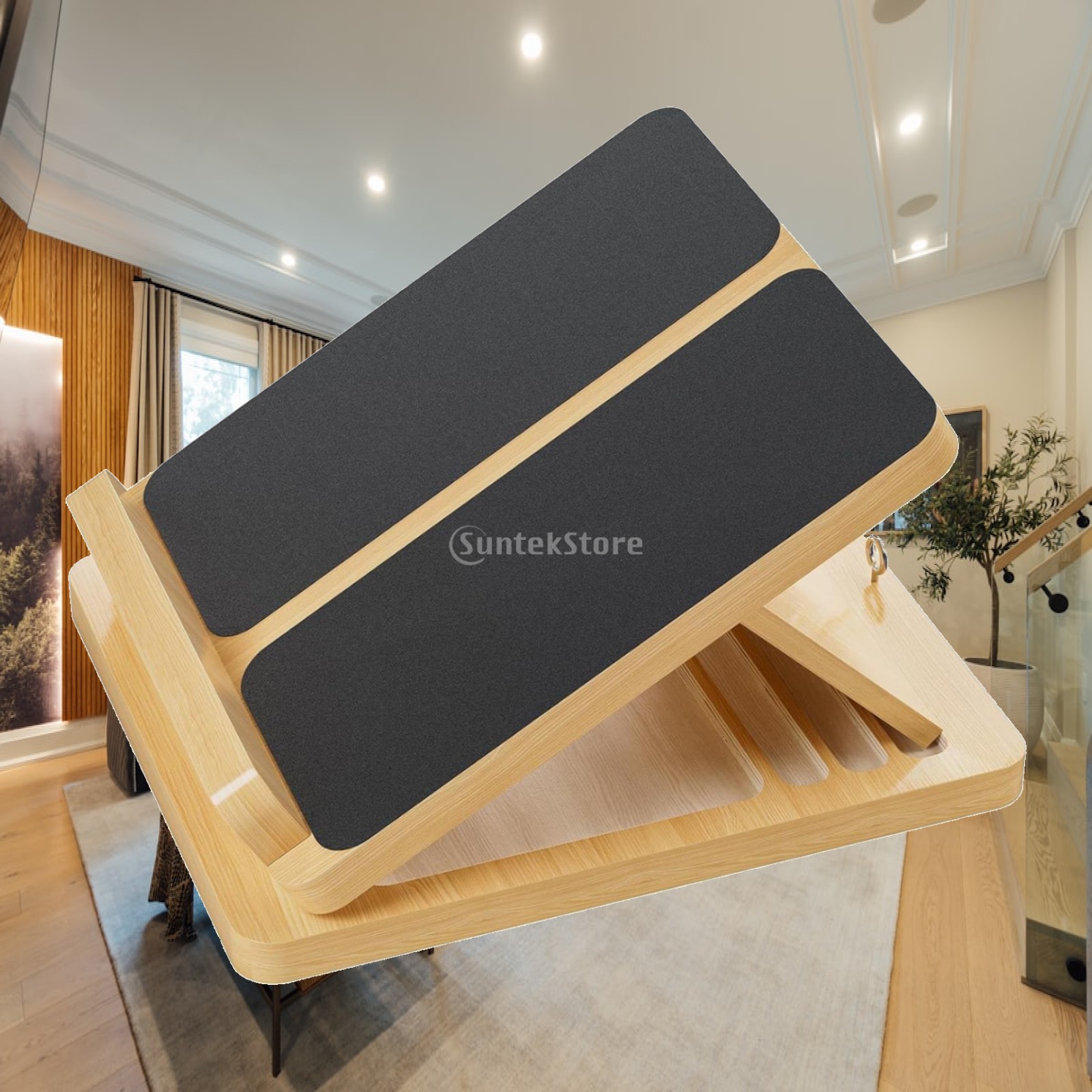 Home Gym Portable - Planche inclinée pliable en bois pour