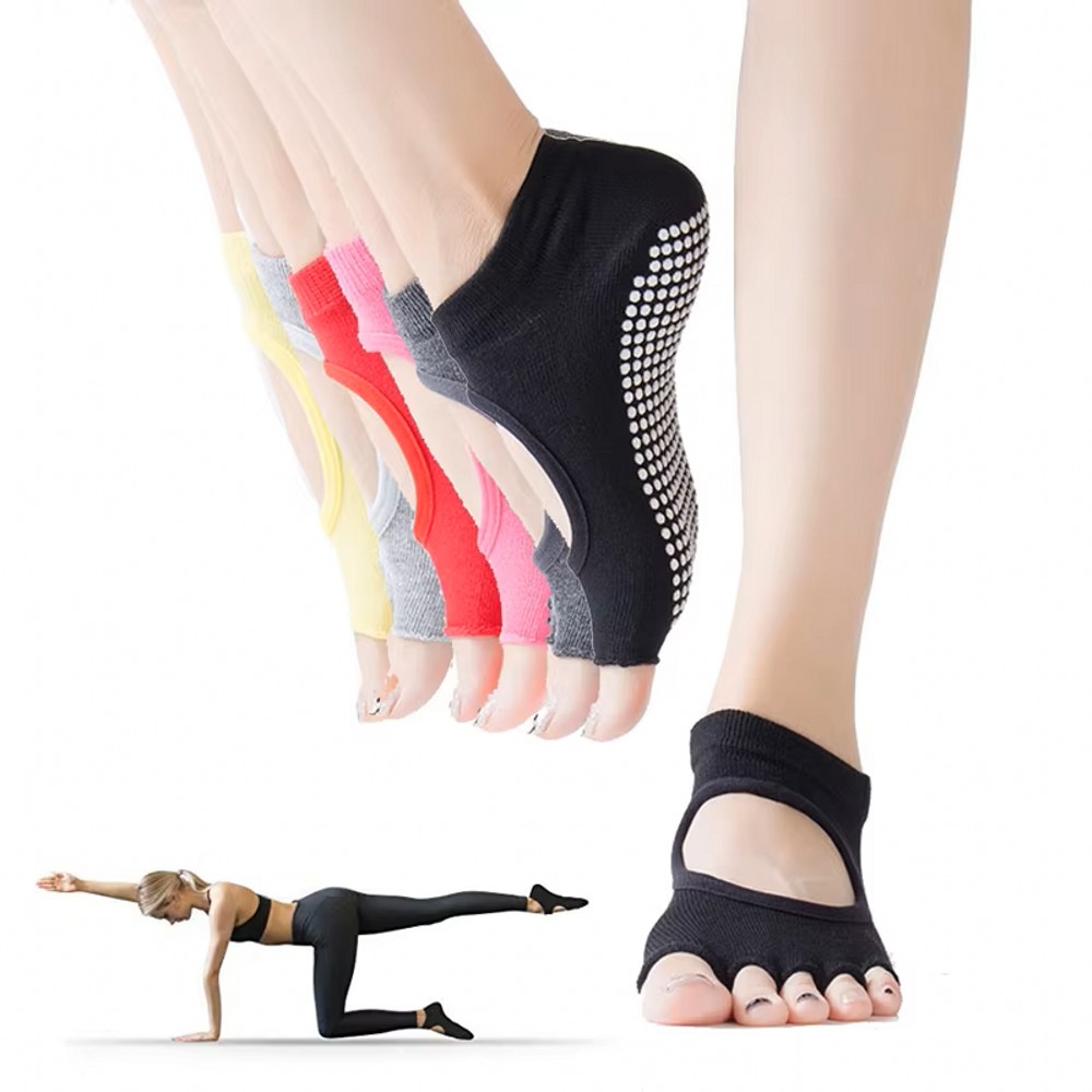 Home Gym Yoga - Chaussettes de yoga à cinq doigts,